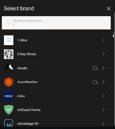Search Device Integration