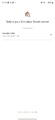 Server Selection Screen